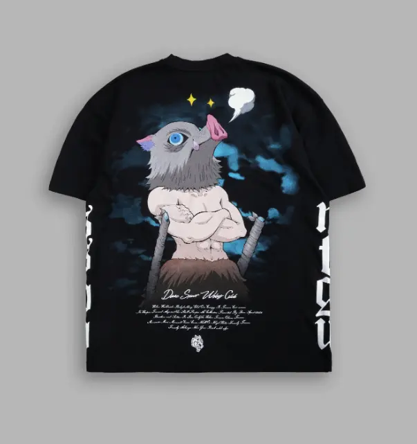 Inosuke Series Premium Tee in Black