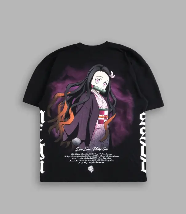 Nezuko Series Premium Tee in Black