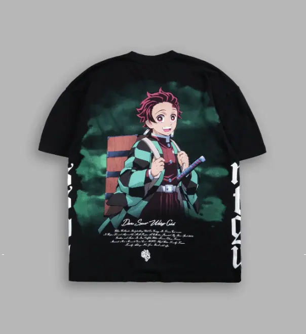 Tanjiro Series Premium Tee in Black