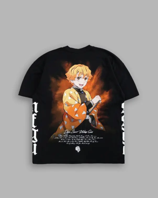 Zenitsu Series Premium Tee in Black