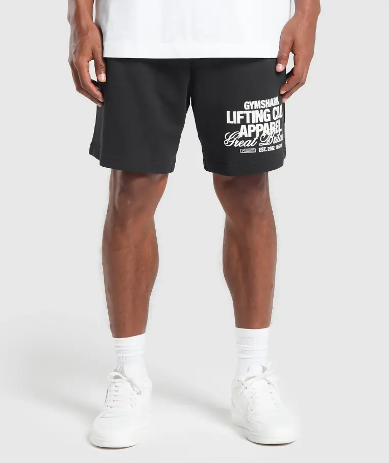 Lifting Club Apparel Graphic Shorts