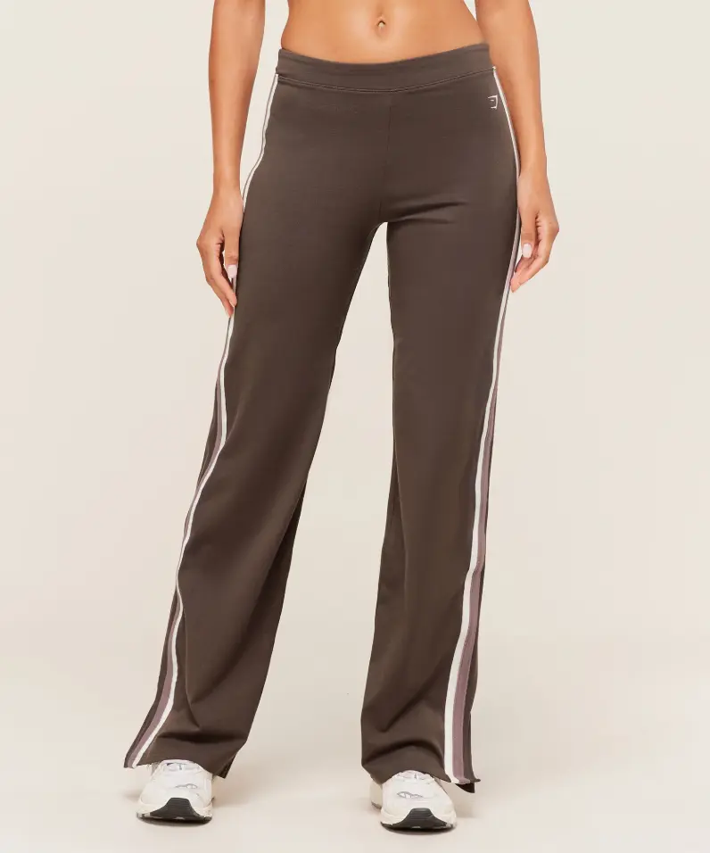 Piping Wide Leg Pant