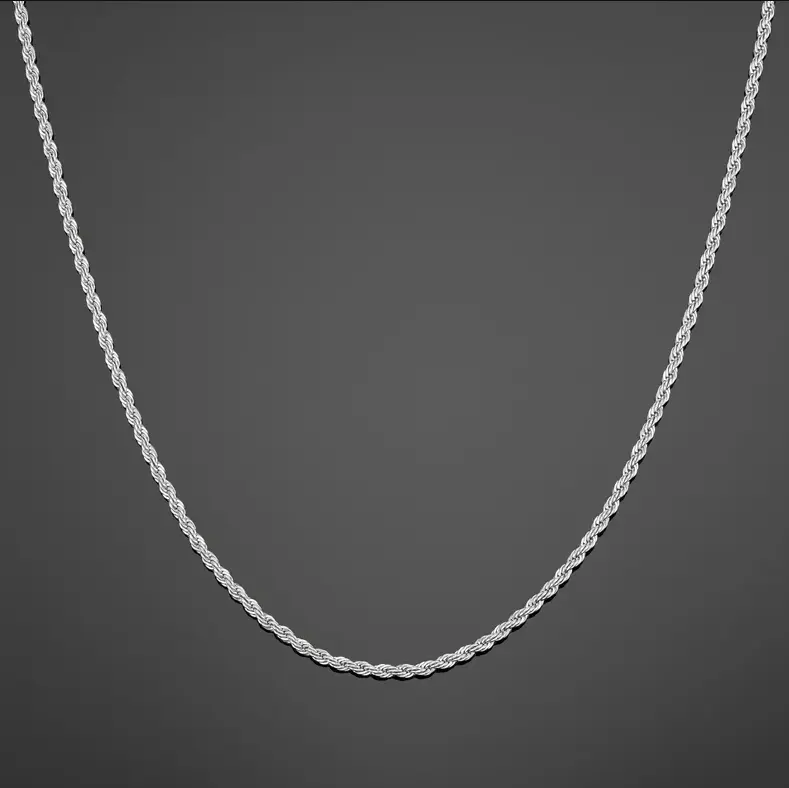 Minimal Rope Chain - SS Silver "20"