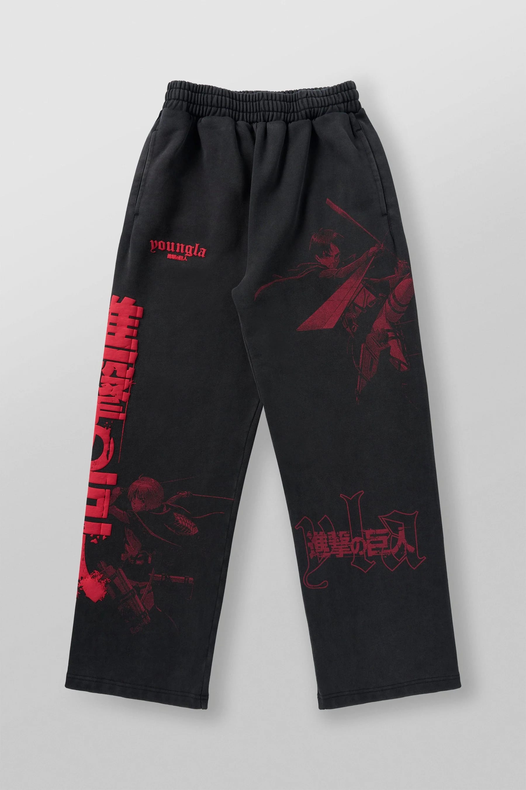 2128 - AOT x YLA Baggy Joggers