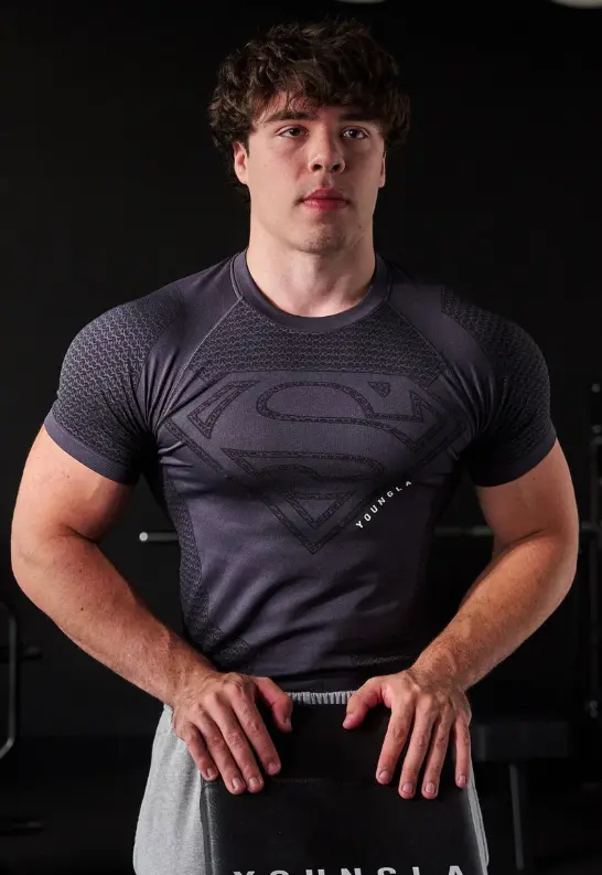 4117 - Superman Compression Tees
